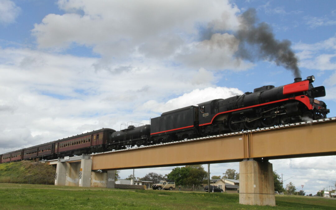 The magic of steam returns to Narrabri