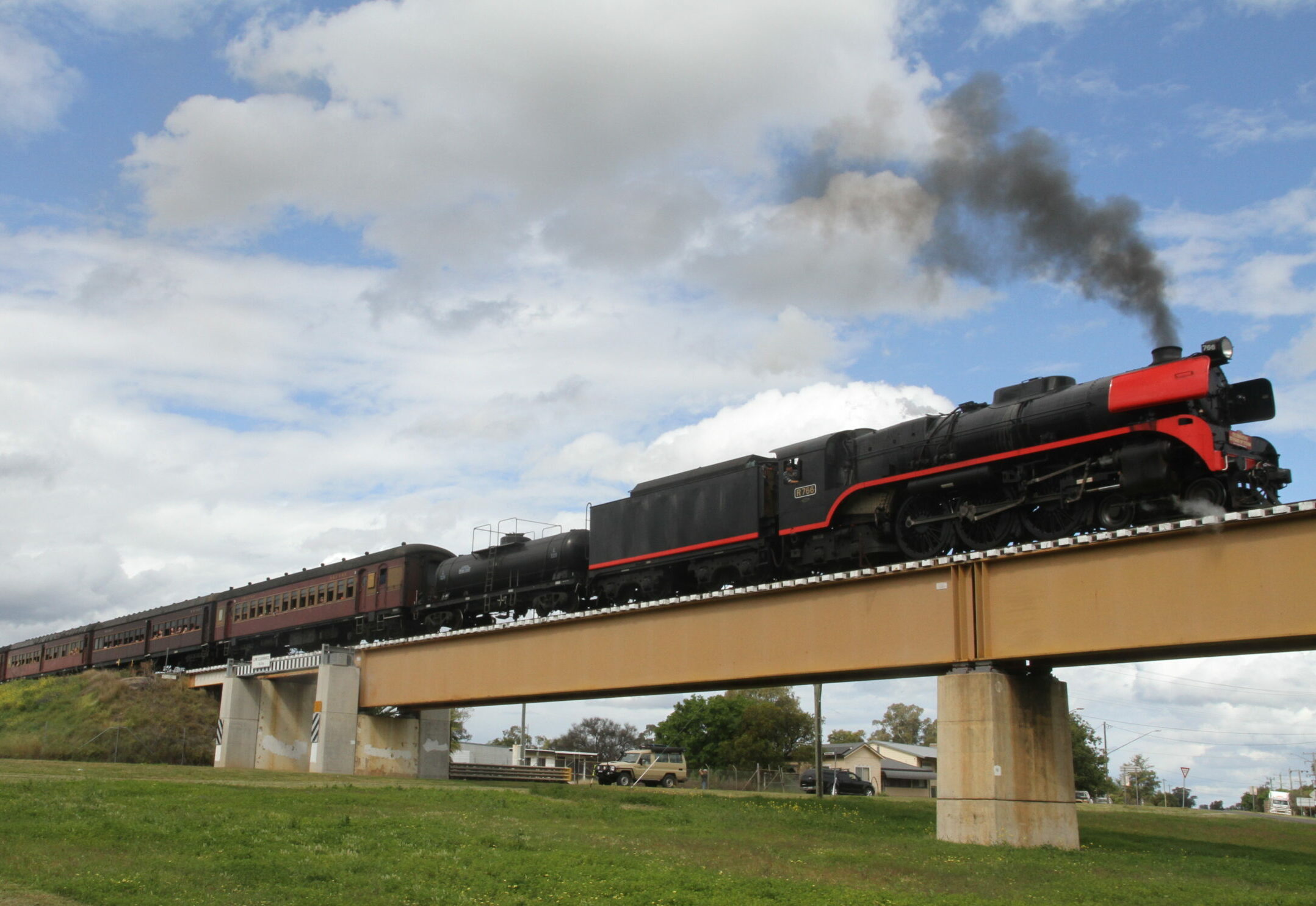 The magic of steam returns to Narrabri
