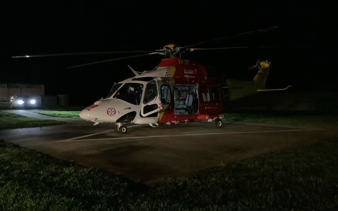 Rescue helicopter tasked to Wee Waa