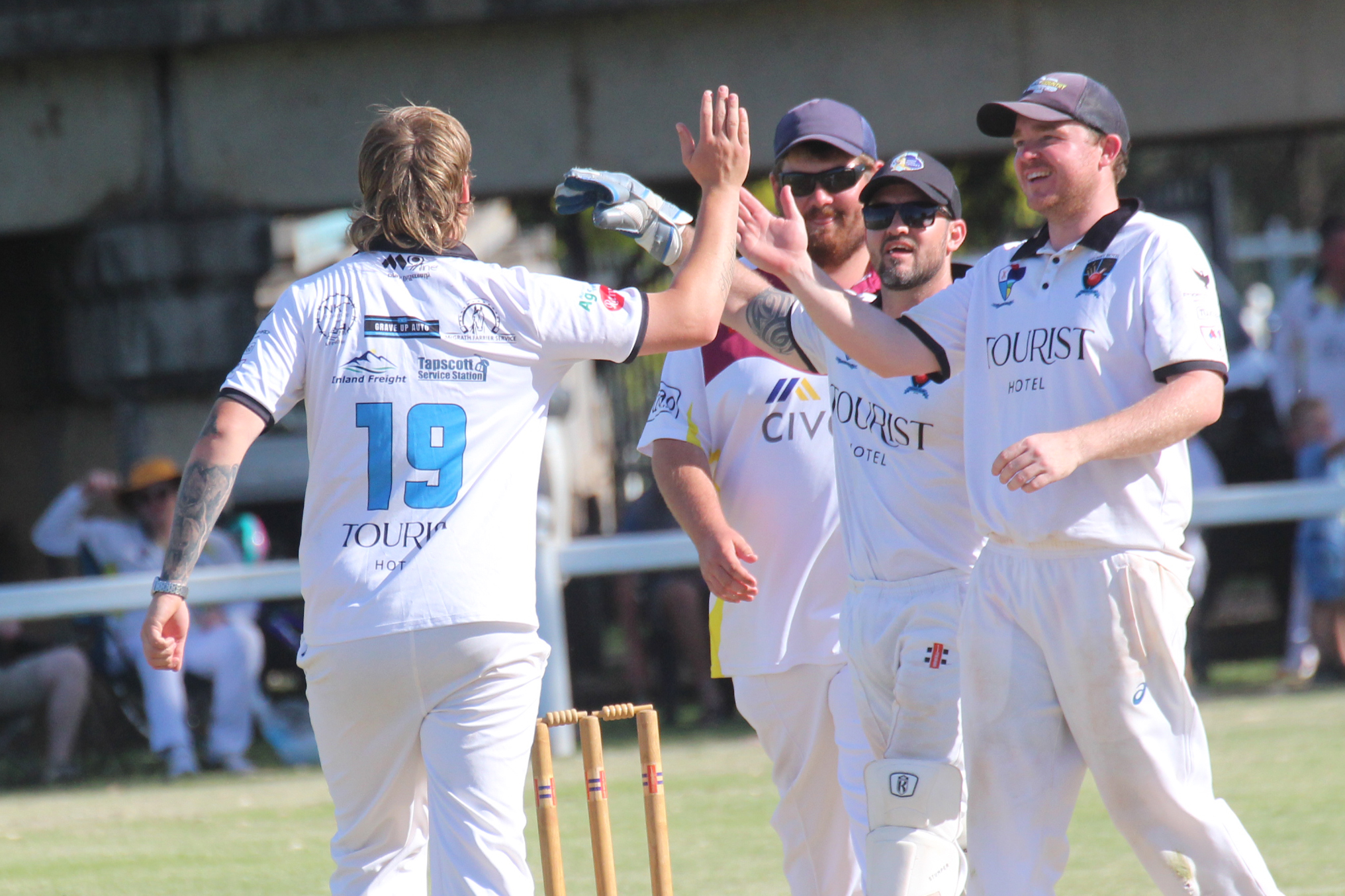 Tourist Hotel first XI marks first game since round one with a convincing win against Tatts