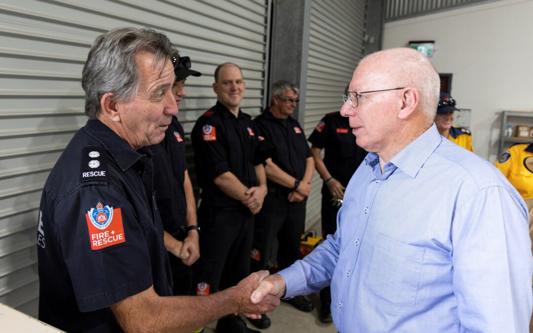 Governor-General in Moree to thank flood responders