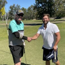 Peter Dewsbury reigns supreme in Narrabri Golf Club’s inaugural shootout final