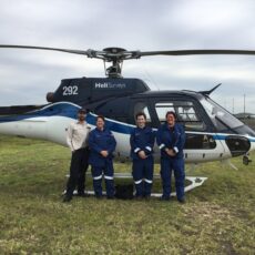 Take off for fire trail inspections
