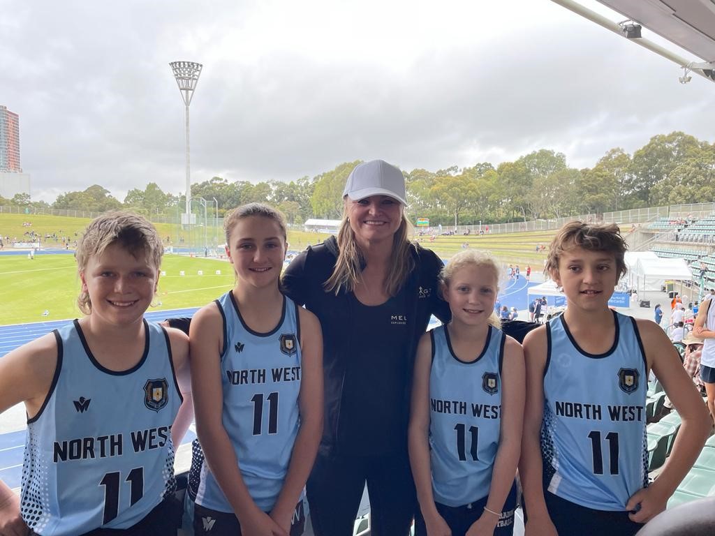 BJPS students Will Smith, Bridie Harris, Sophie Slack-Smith and Frank Pike pictured with champion athlete Melinda Gainsford. The students were competing in the small schools' relay in the NSW Primary Athletics Championship, and in a good news story during the floods - they placed sixth in the final. Burren blitzing the sports field is great examples of how small schools in our district can achieve big things despite trying conditions. "Our relay team making it to state was such a highlight – our oval isn't even 400 metres, we haven't had a dry 100 metres of land to train on for months, and we were practising baton changes while dodging puddles,” said relieving principal Kate Slack-Smith.