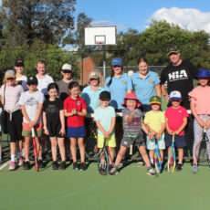 Narrabri tennis aces put through their paces by world-renowned coach Clint Packer