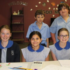 Students embrace remote learning during flood