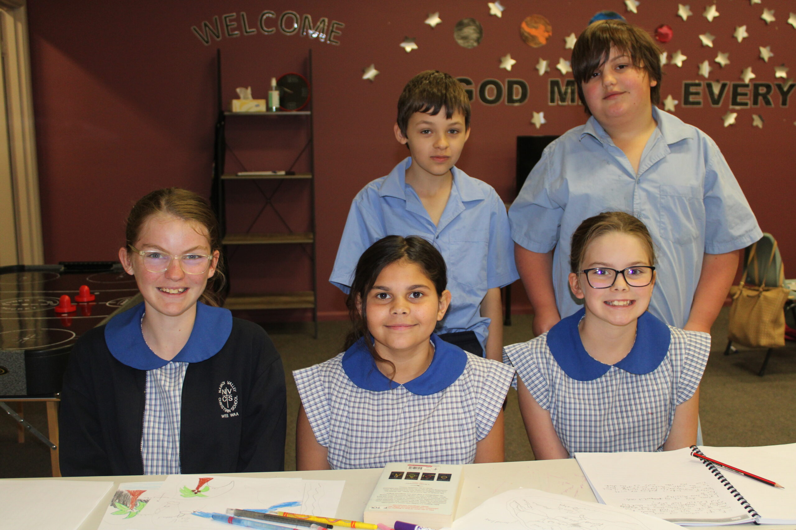 Students embrace remote learning during flood