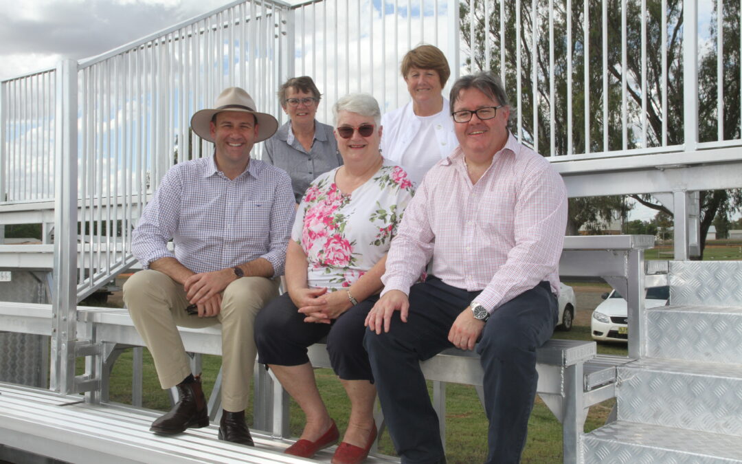 Minister inspects upgrades at Narrabri Showground