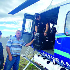 NRMA chopper busy in the flood