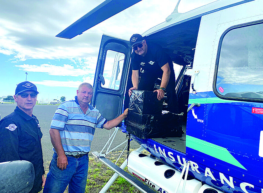 NRMA chopper busy in the flood