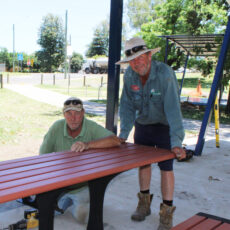 New Rotary shelters in Selina Street taking shape
