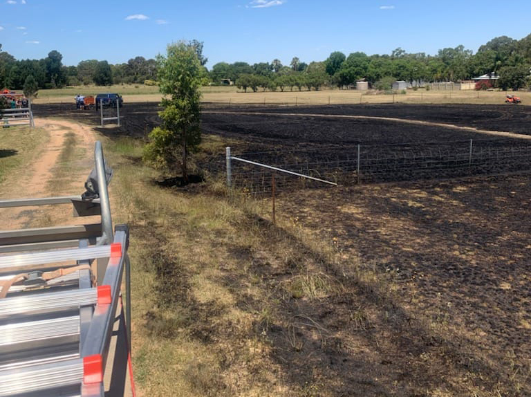 RFS brigade responds to Kaputar Road grass fire