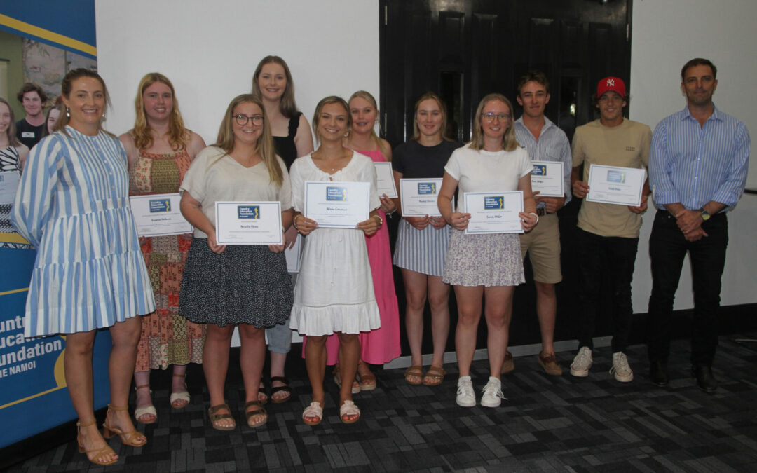 Students celebrated at Country Education Foundation grant presentation evening