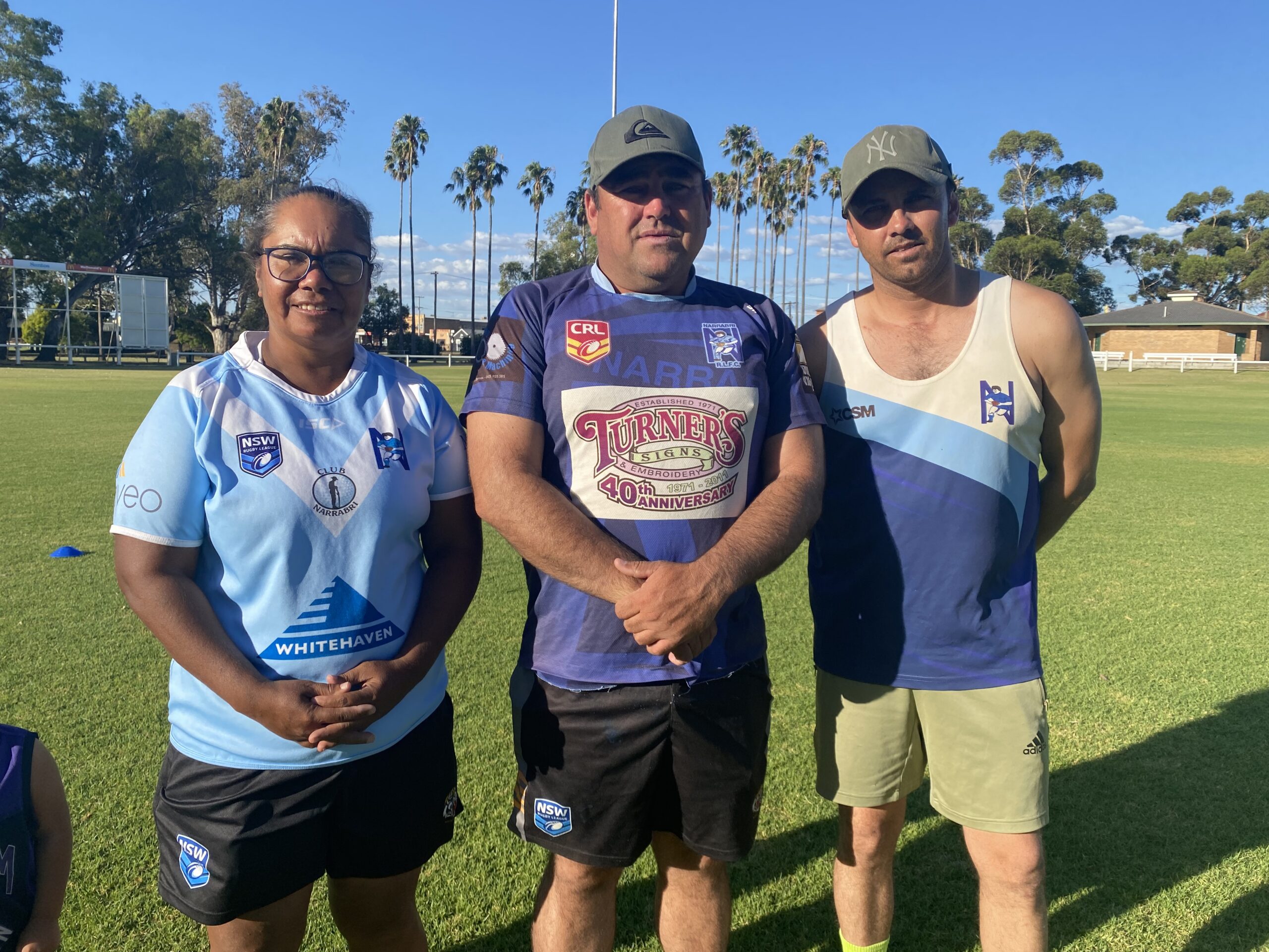 Josh Trindall leads first pre-season session after being named Narrabri Blues coach