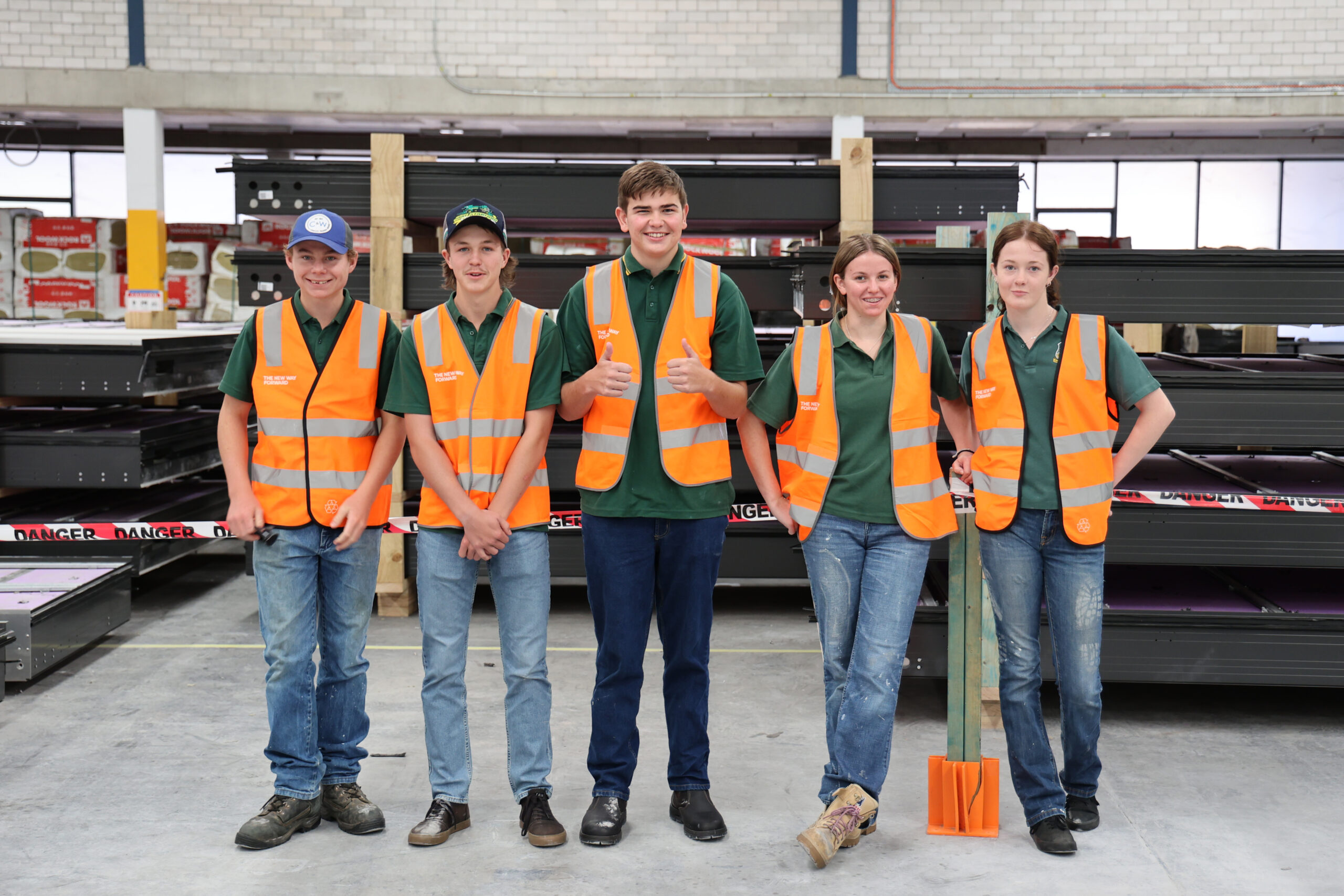 WWHS students visit Sydney factory to see how their modern new school is being built
