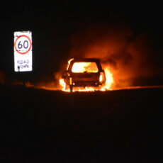 Emergency services respond to Turrawan Road vehicle fire