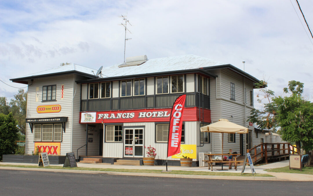 Opportunity to lease iconic Francis Hotel in Thallon
