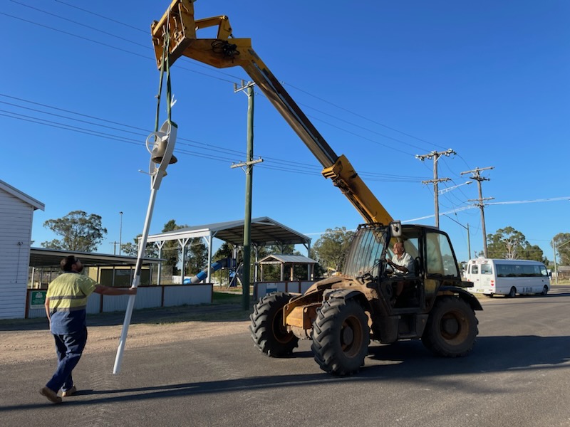 Church’s bell tower relocated to Baan Baa Hall