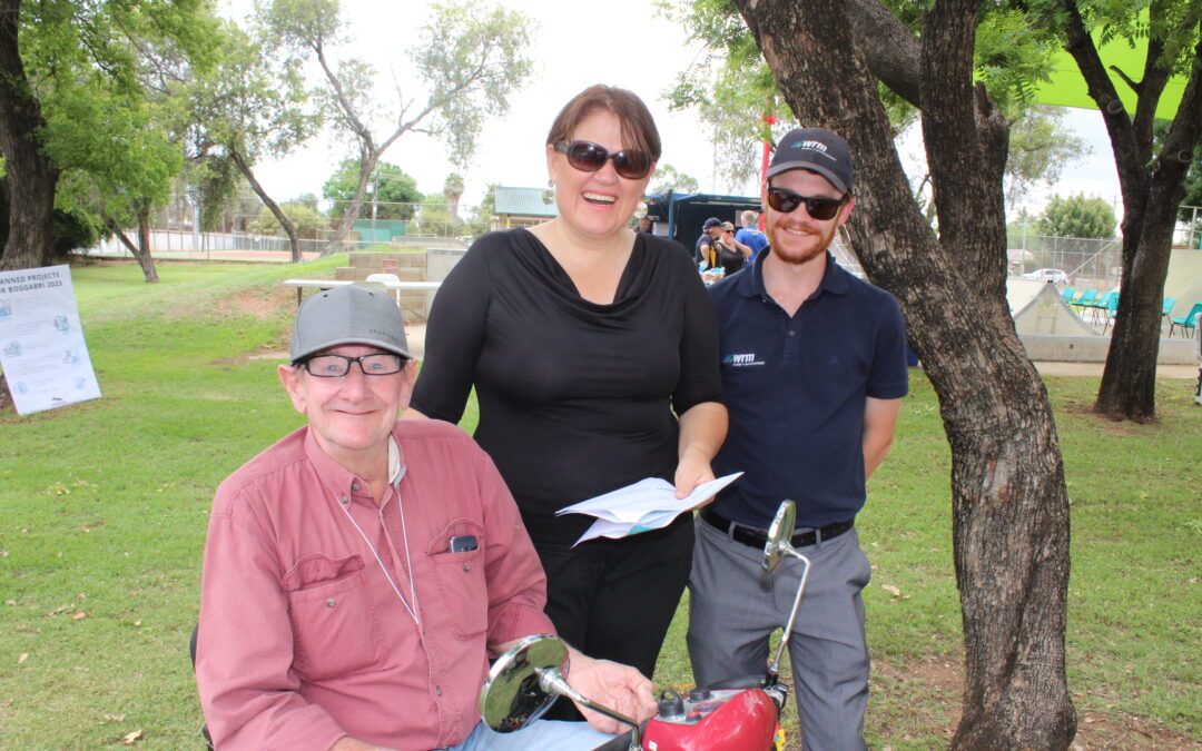 Narrabri Shire community barbecue at Boggabri