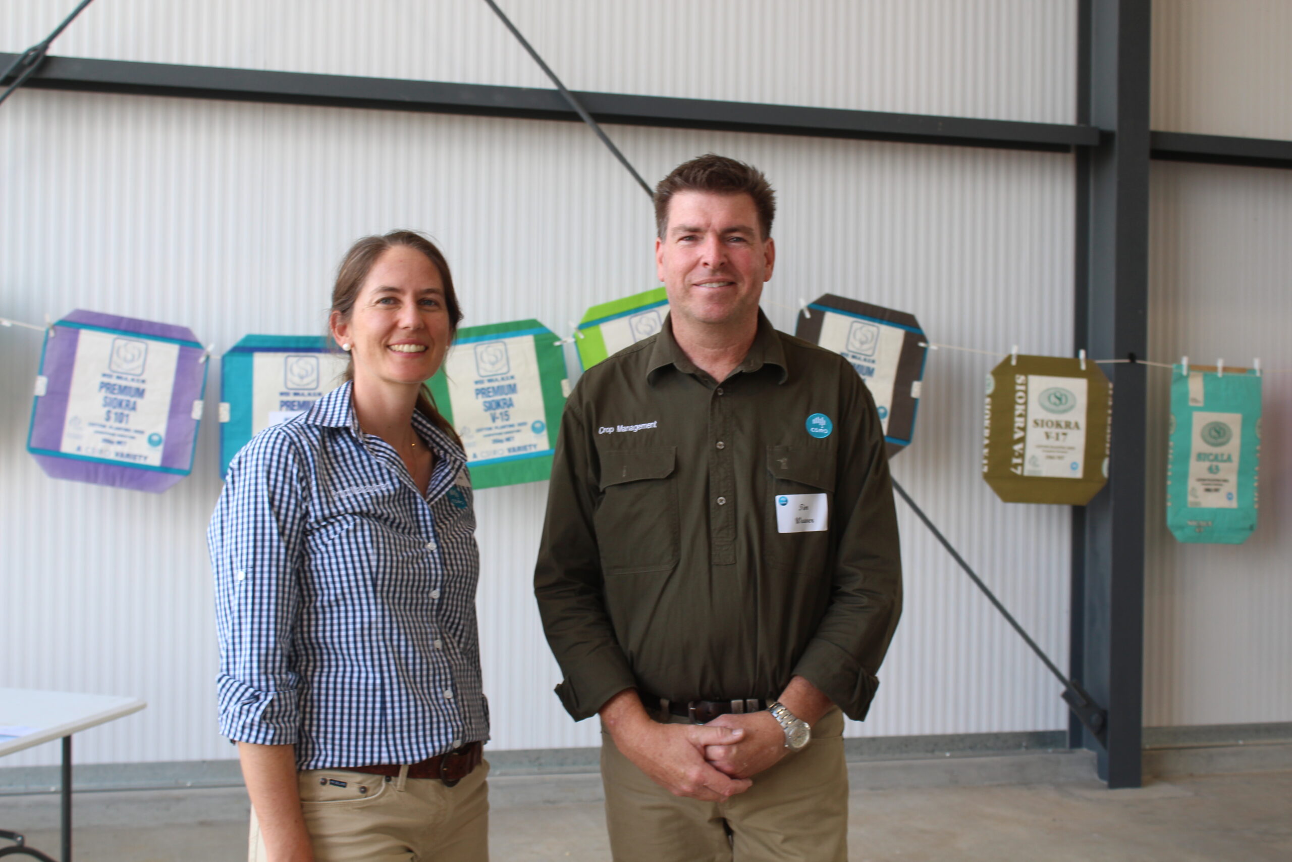 Dr Katie Broughton and Tim Weaver.