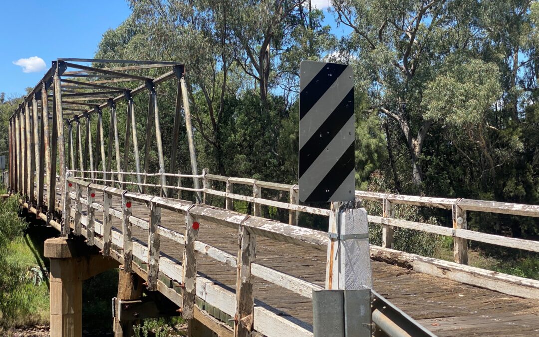A new bridge for Bullawa Creek … and for many a nostalgic farewell to the old structure