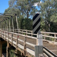A new bridge for Bullawa Creek … and for many a nostalgic farewell to the old structure