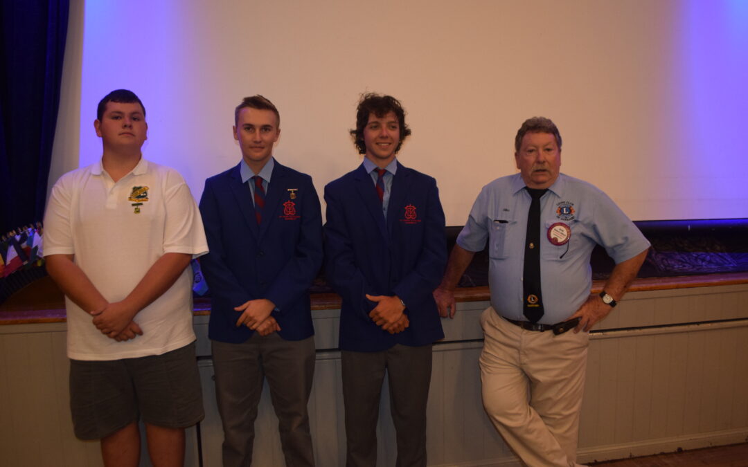 Narrabri Lions host regional Youth of the Year quest