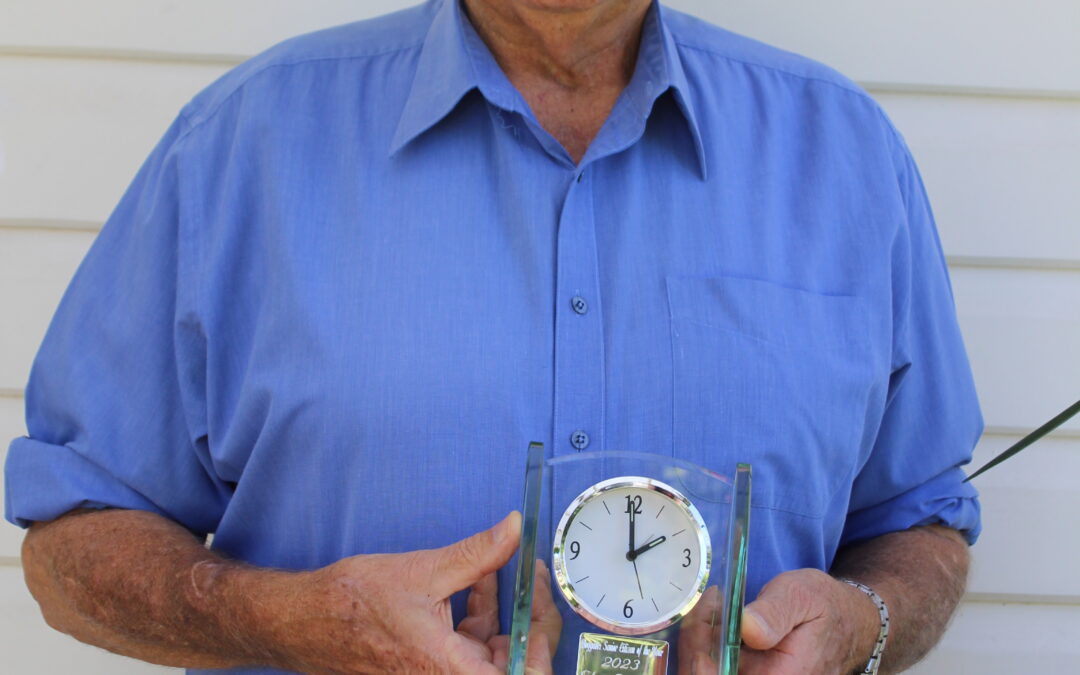 Glen Grosser is the Boggabri Lions Club Senior of the Year