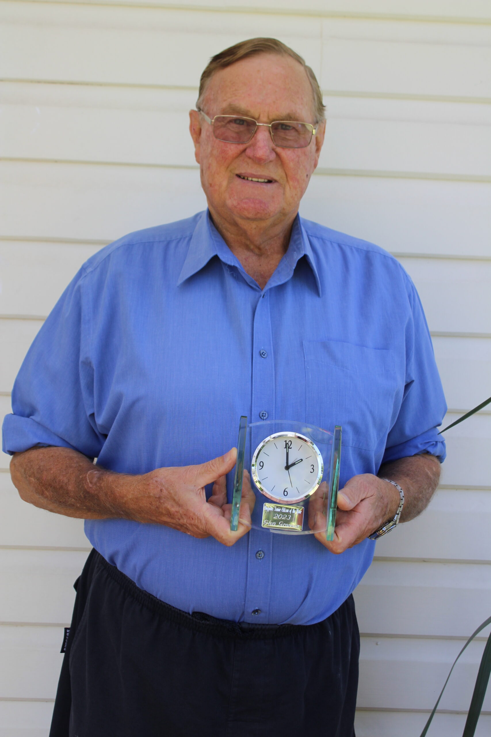 Glen Grosser is the Boggabri Lions Club Senior of the Year