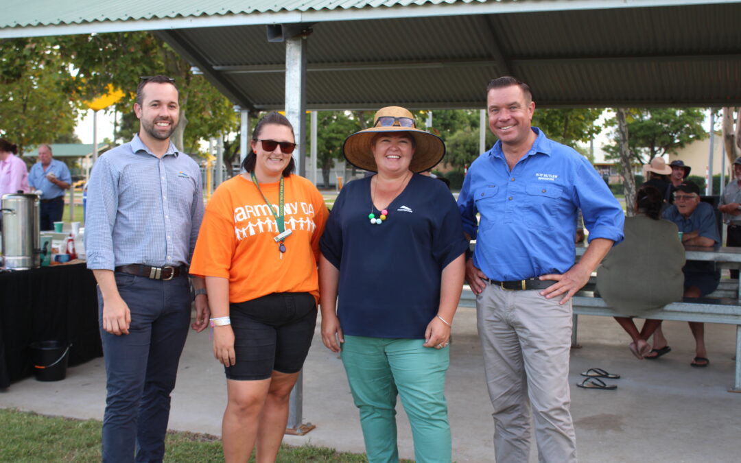 Plenty of hot topics at Wee Waa community barbecue