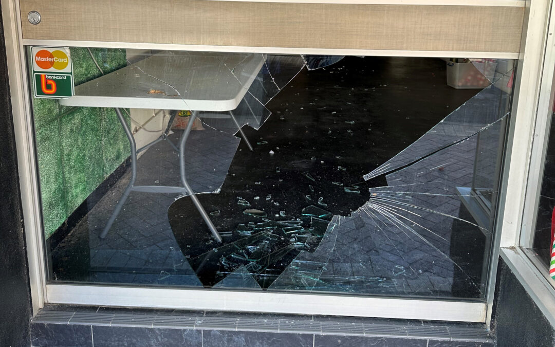 Maitland Street business owners disheartened by act of vandalism