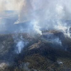 Fire crews work around the clock to control blaze