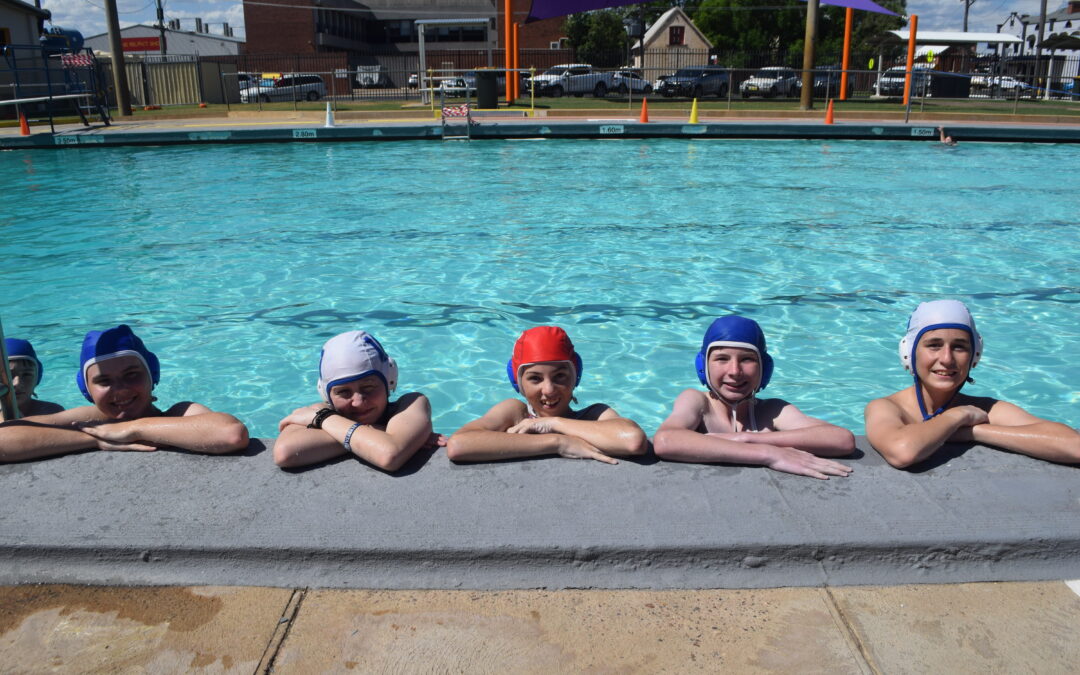 Students put through their paces at water polo session