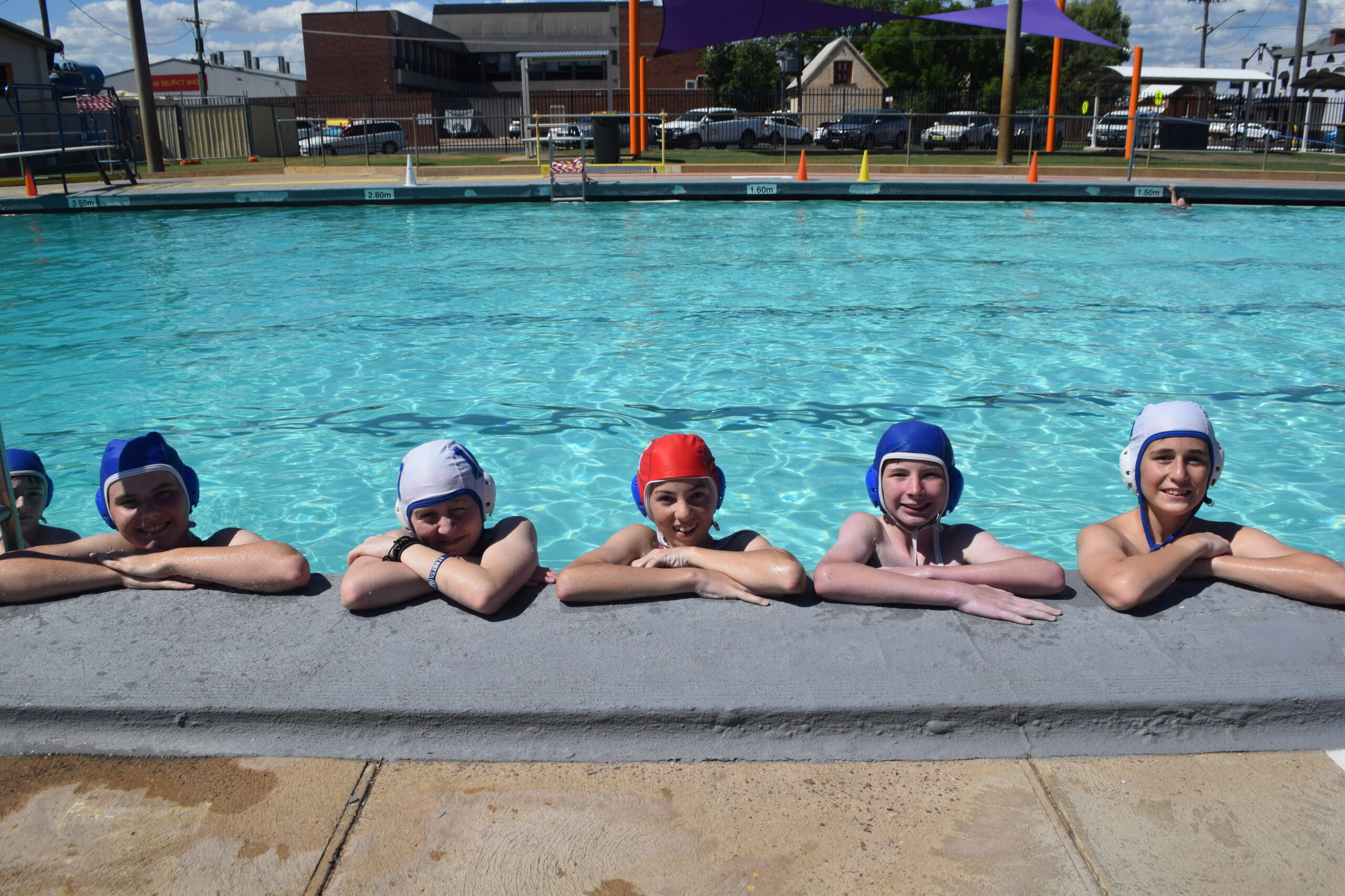 Students put through their paces at water polo session