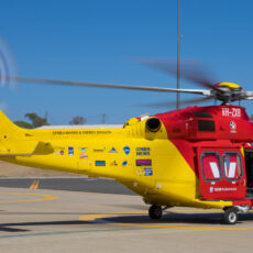 Rescue helicopter tasked to single vehicle crash on Newell Highway