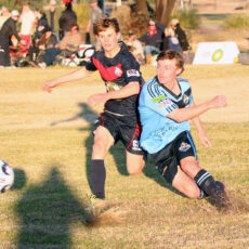 Hat-trick Hilly strikes again as Narrabri FC goes five points clear at the top of the table