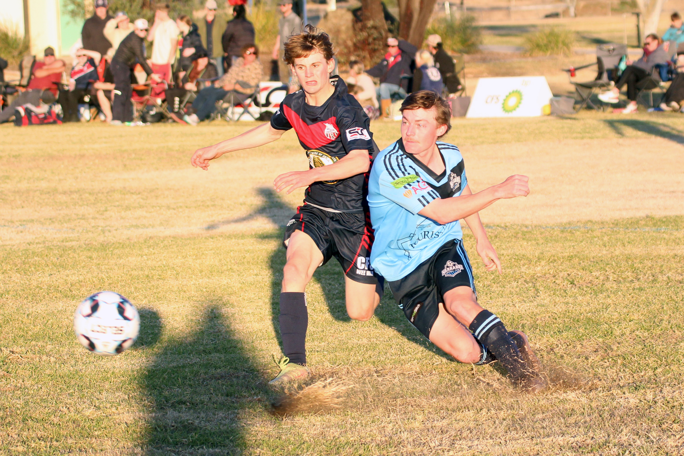 Hat-trick Hilly strikes again as Narrabri FC goes five points clear at the top of the table