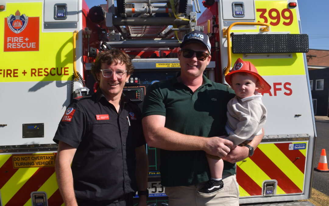 Sun shines on Fire and Rescue station open day