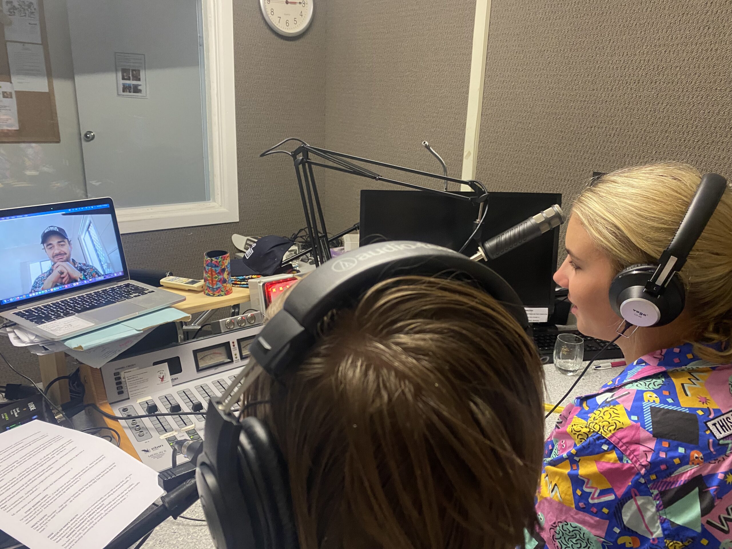 Piper Williams and Jesse Weekes interviewing TradeMutt co-founder Ed Ross.
