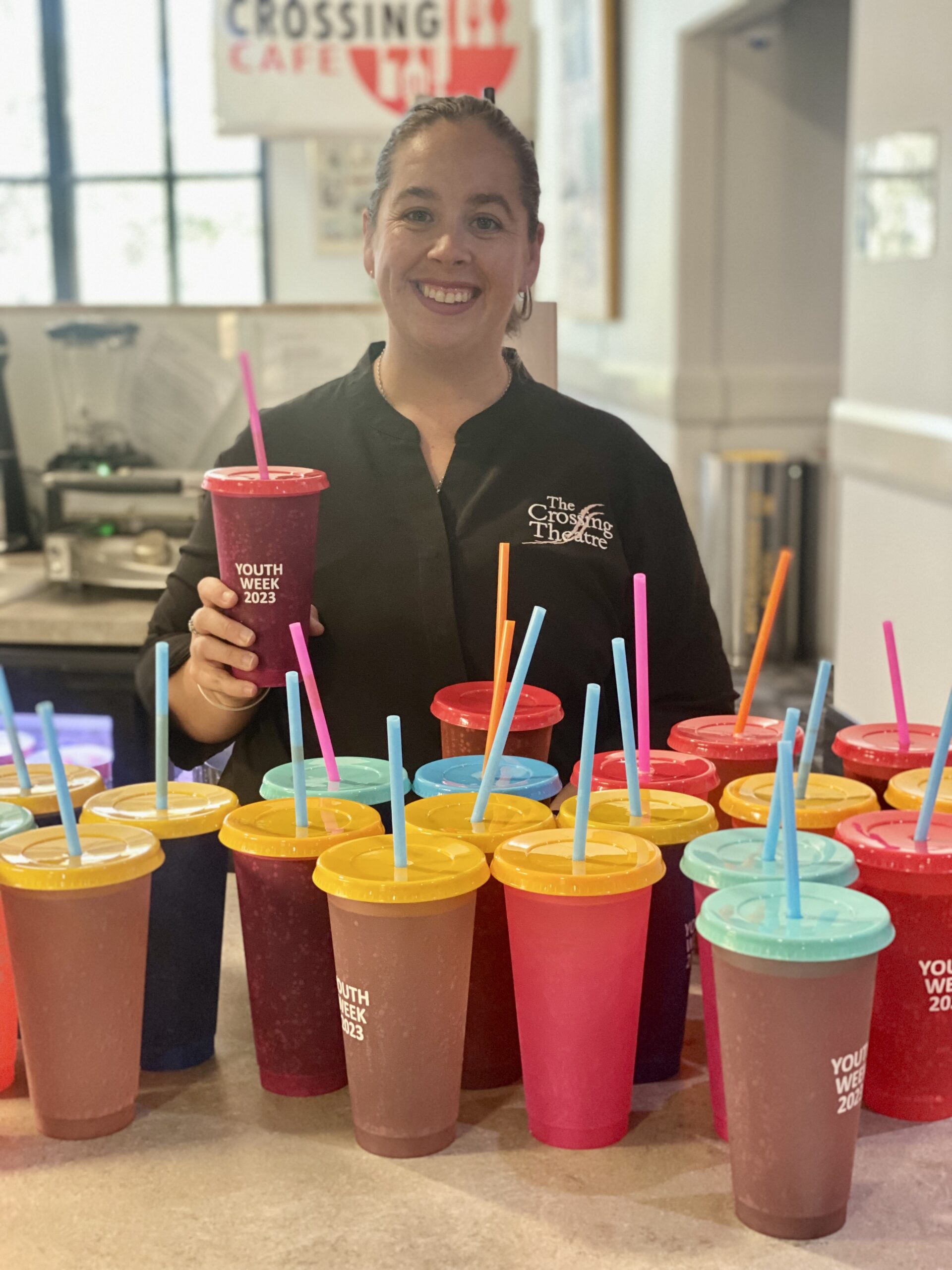 Cassey Treseder serving drinks at Youth Week activities. More photos from NSC and NDCAS Youth Week celebrations in a future edition.