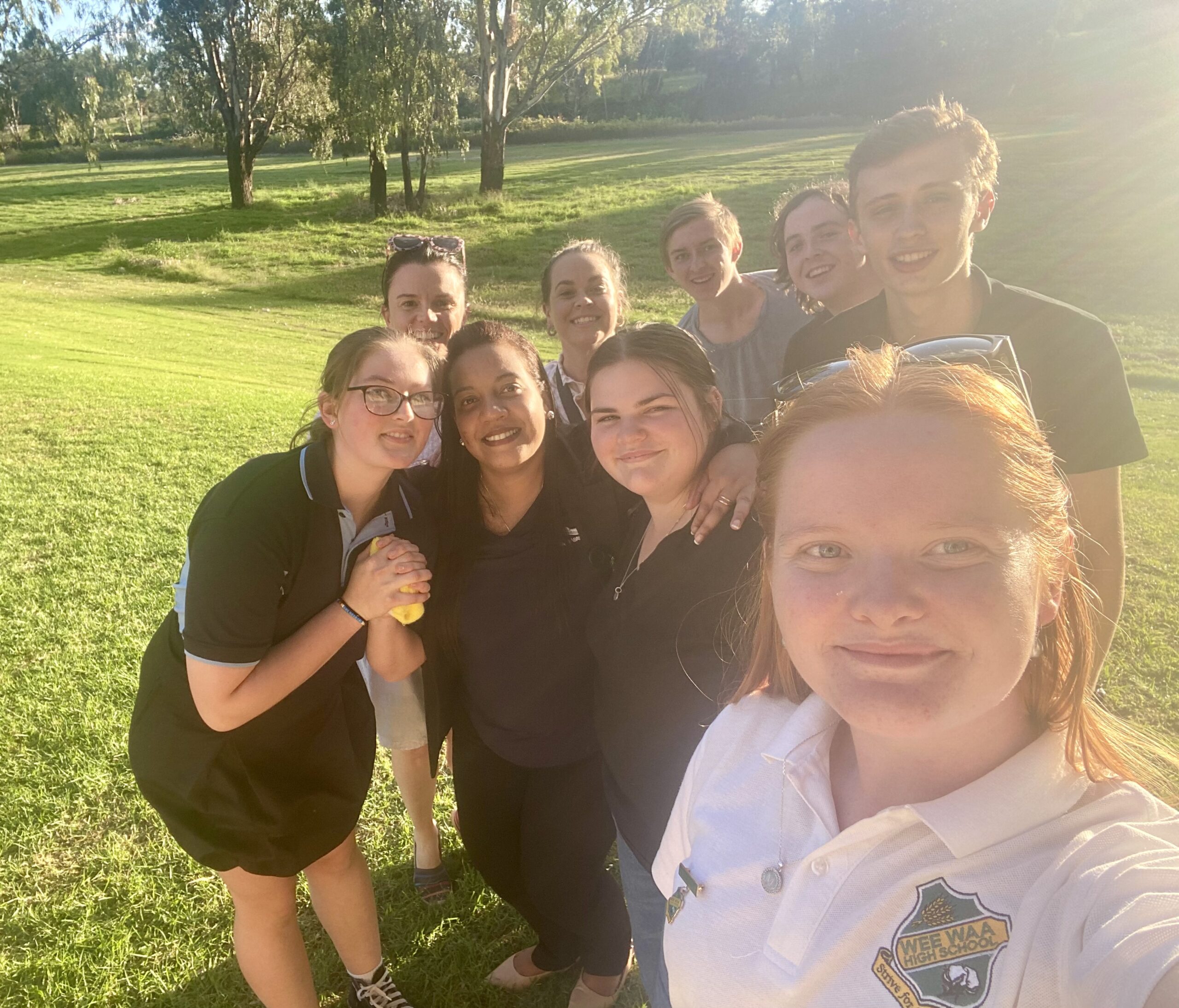 Ali Smith, Katie Watson, Jesse Weekes, Kate Weekes, Elodie Labonte, Caitlyn Coutts-Smith, Alex Mison, Tim Mirtschin and Mackenzie Jones.