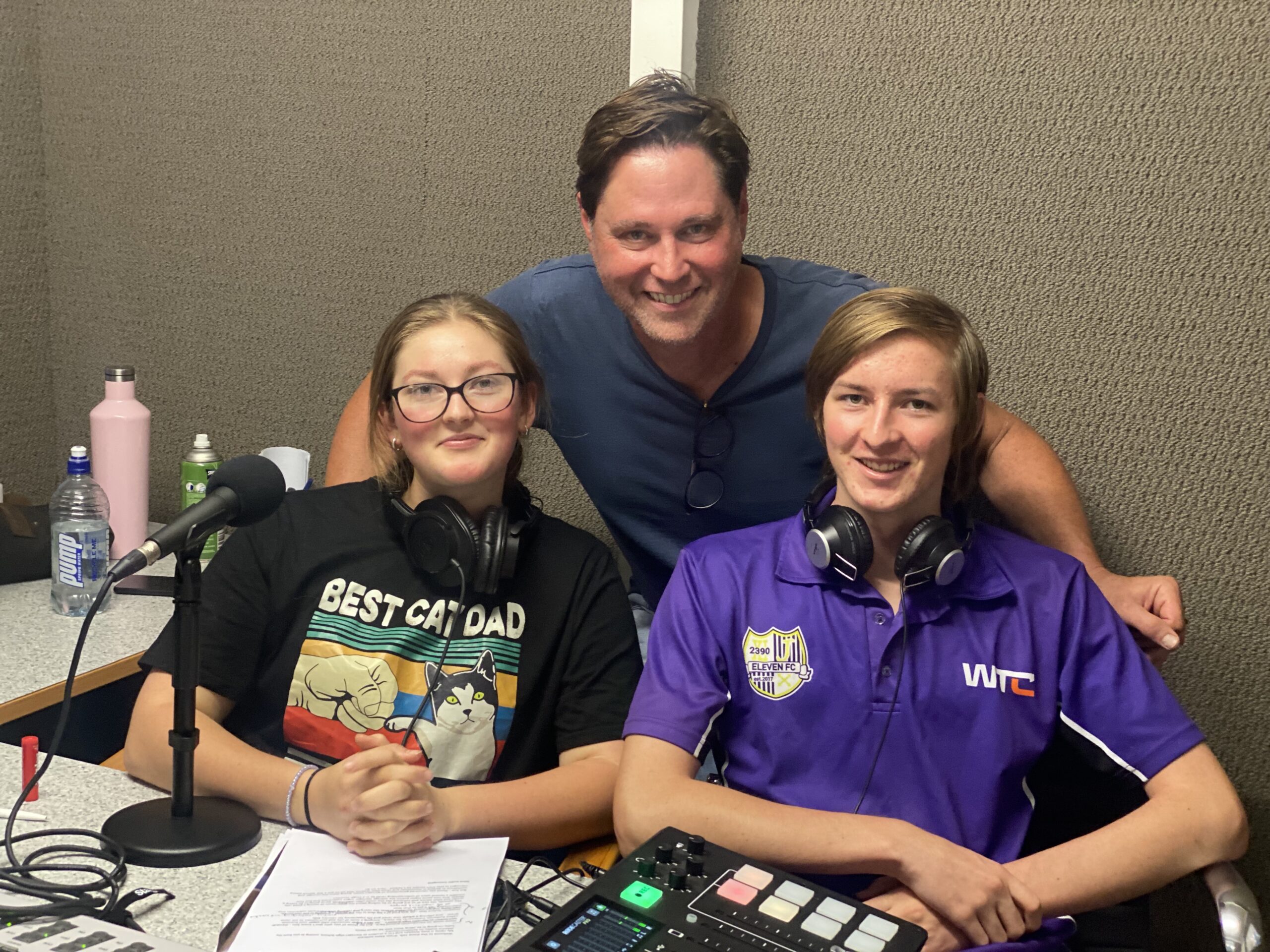 Kate Weekes, David Pierce and Jesse Weekes.