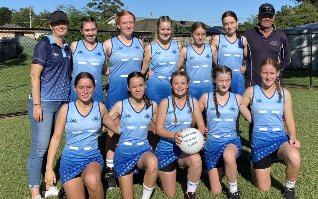 Two Narrabri Netball Association rep sides compete at Coffs Harbour carnival