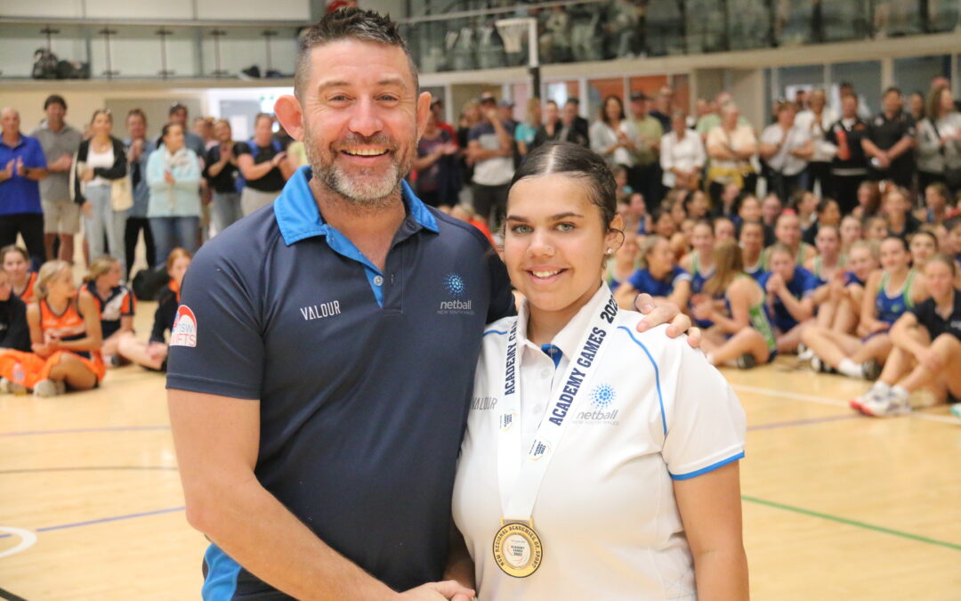 Narrabri netball umpire Mackenzie Knox awarded B Badge and Breakthrough Umpire Award at Academy Games