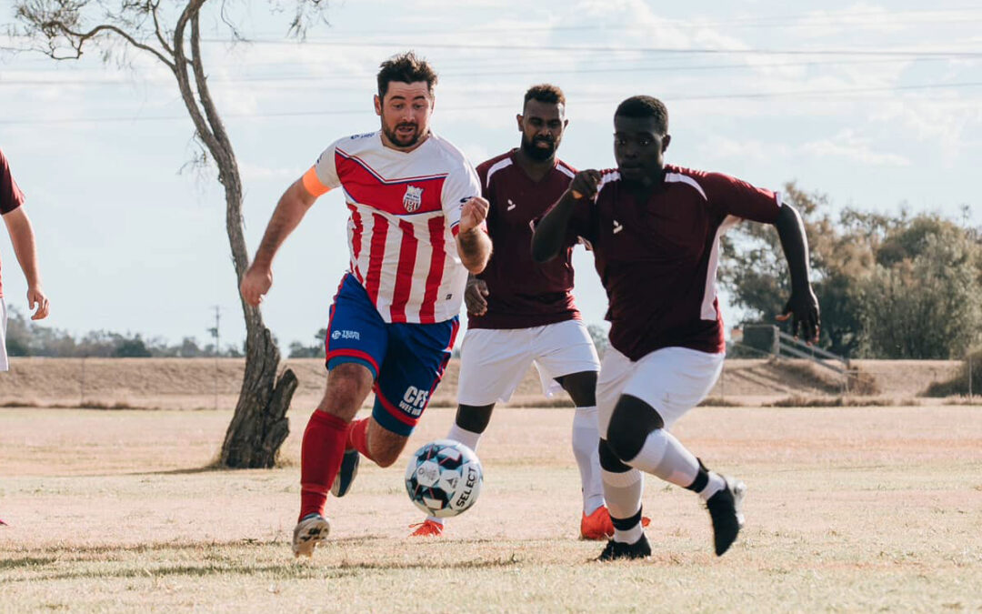 Wee Waa United FC and Inverell FC contest high-scoring draw at Cook Oval