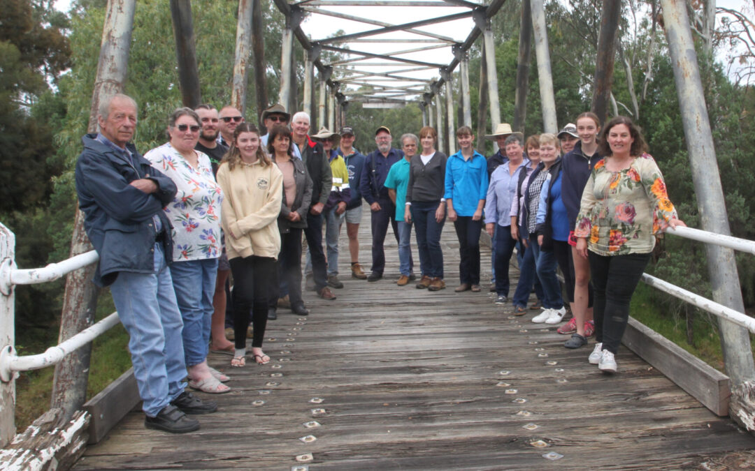 Residents farewell old faithful Bullawa Creek bridge