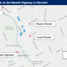 Newell Highway maintenance work to be conducted in Narrabri on Saturday