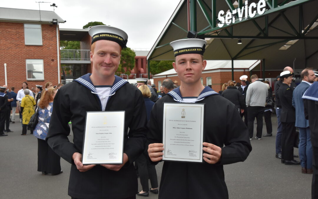‘Living a story worth telling’. Two Narrabri locals embarking on Navy career