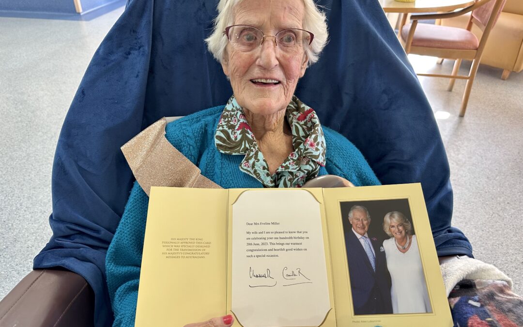 100th birthday celebration for Eveline Miller
