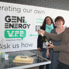 Local renewable energy powers on